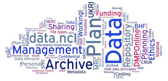 University of Newcastle data management diagram image